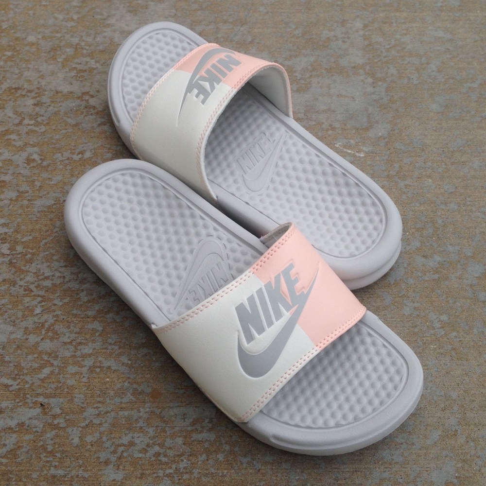 WMNS NIKE SCARFACE BENASSI SLIDES JUST DO IT PINK - Picture 4 of 5